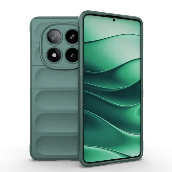 STEPS Ochranný kryt pre Xiaomi Redmi Note 14 Pro 5G tmavozelený