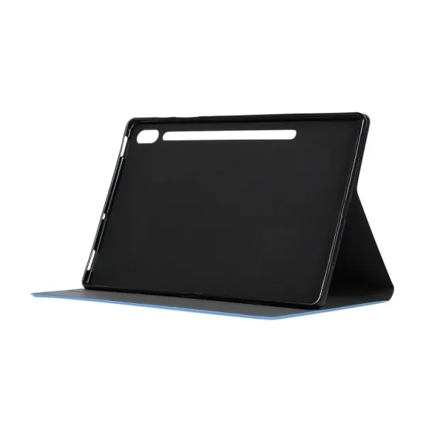 ENKAY LEATHER Zaklápací obal pre Samsung Galaxy Tab S6 (T860 / T865) svetlomodrý
