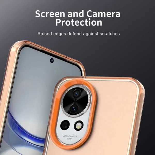 CANDY Ochranný kryt pre Huawei Nova 13 oranžový