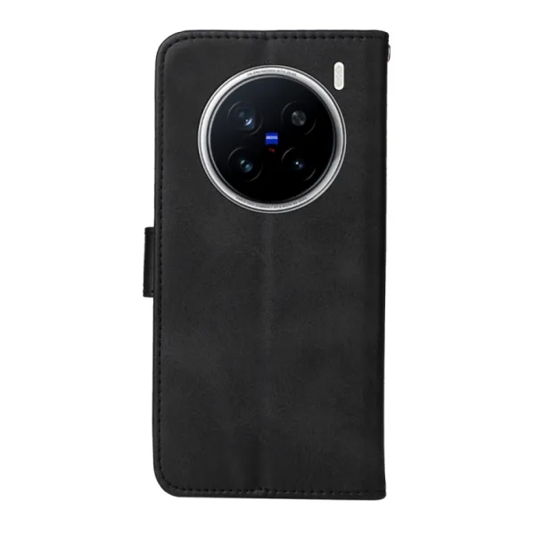 SMOOTH Peňaženkové puzdro pre Vivo X200 Pro 5G čierne