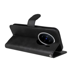 SMOOTH Peňaženkové puzdro pre Vivo X200 Pro 5G čierne