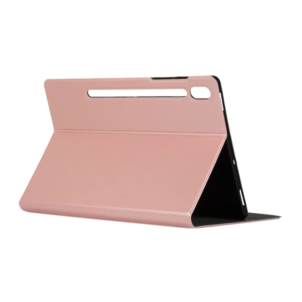ENKAY LEATHER Zaklápací obal pre Samsung Galaxy Tab S6 (T860 / T865) ružový