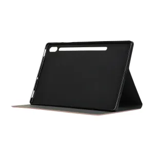 ENKAY LEATHER Zaklápací obal pre Samsung Galaxy Tab S6 (T860 / T865) ružový