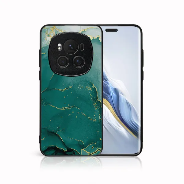 MY ART Ochranný kryt pre Honor Magic6 Pro 5G GREEN MARBLE (145)