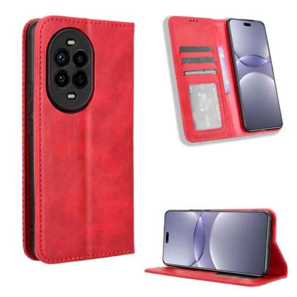 BUSINESS Peňaženkový kryt pre Huawei Nova 13 Pro červený