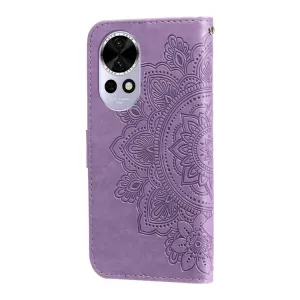 ART MANDALA Peňaženkový obal pre Huawei Nova 13 fialový