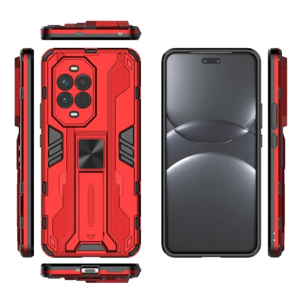 SUPERSONIC Ochranný obal so stojanom pre Huawei Nova 13 Pro červený