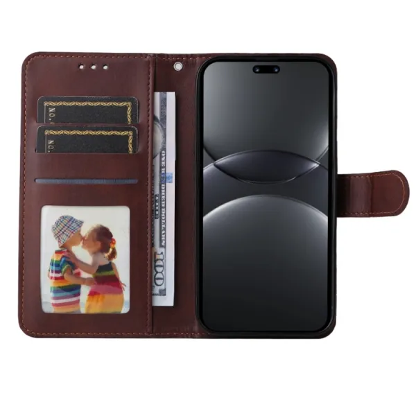 SMOOTH Peňaženkové puzdro pre Huawei Nova 13 Pro hnedé