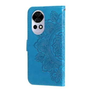 ART MANDALA Peňaženkový obal pre Huawei Nova 13 modrý
