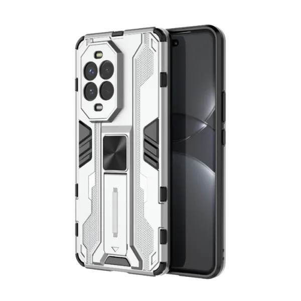 SUPERSONIC Ochranný obal so stojanom pre Huawei Nova 13 Pro strieborný