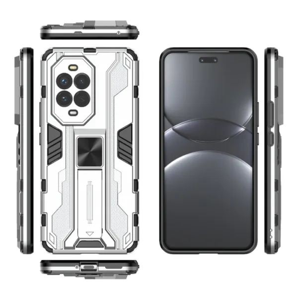 SUPERSONIC Ochranný obal so stojanom pre Huawei Nova 13 Pro strieborný