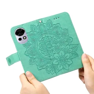 ART MANDALA Peňaženkový obal pre Huawei Nova 13 zelený