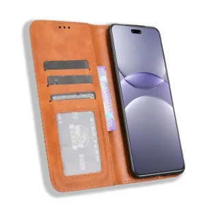 BUSINESS Peňaženkový kryt pre Huawei Nova 13 Pro hnedý