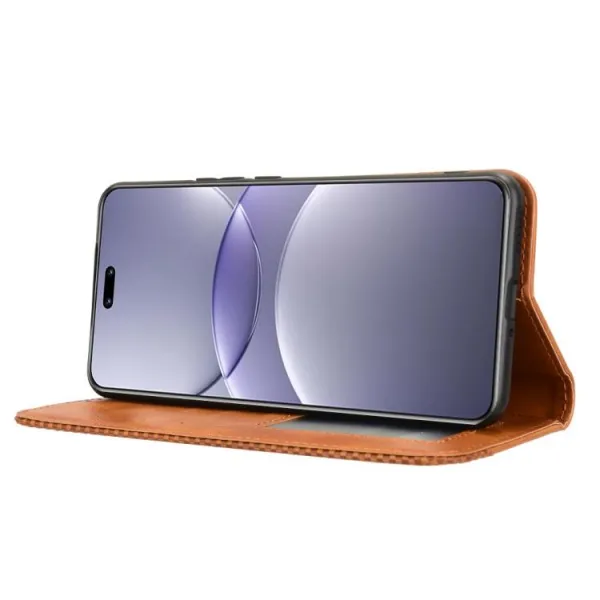 BUSINESS Peňaženkový kryt pre Huawei Nova 13 Pro hnedý