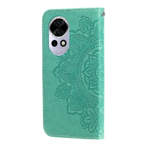 ART MANDALA Peňaženkový obal pre Huawei Nova 13 zelený