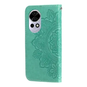 ART MANDALA Peňaženkový obal pre Huawei Nova 13 zelený