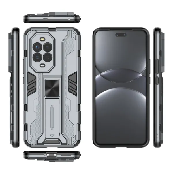 SUPERSONIC Ochranný obal so stojanom pre Huawei Nova 13 Pro šedý