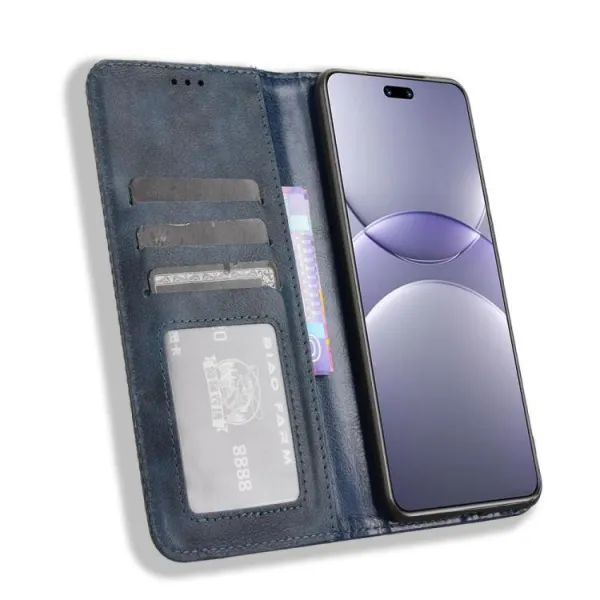 BUSINESS Peňaženkový kryt pre Huawei Nova 13 Pro modrý