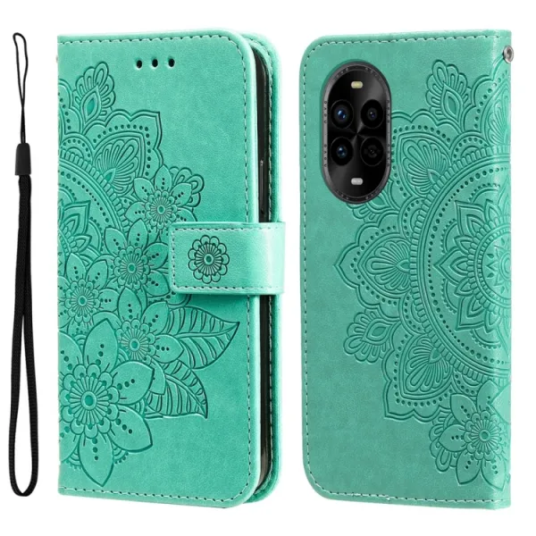 ART MANDALA Peňaženkový obal pre Huawei Nova 13 Pro zelený