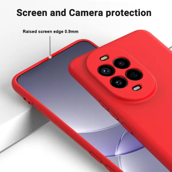 RUBBER Ochranný kryt pre Huawei Nova 13 Pro červený