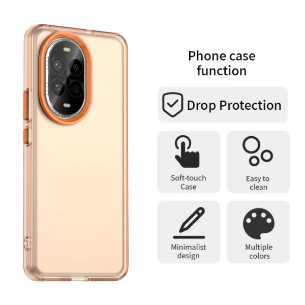 CANDY Ochranný kryt pre Huawei Nova 13 Pro oranžový