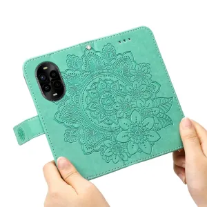 ART MANDALA Peňaženkový obal pre Huawei Nova 13 Pro zelený