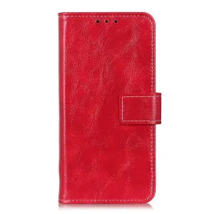 RETRO Peňaženkový obal Xiaomi Redmi Note 14 Pro červený