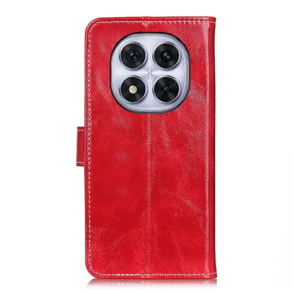 RETRO Peňaženkový obal Xiaomi Redmi Note 14 Pro červený