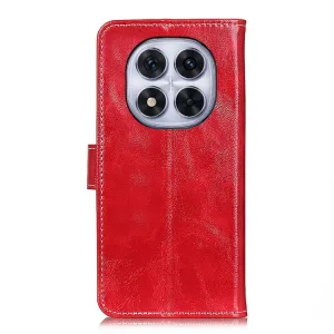 RETRO Peňaženkový obal Xiaomi Redmi Note 14 Pro červený