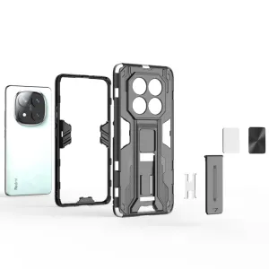 SUPERSONIC Ochranný obal so stojanom pre Xiaomi Redmi Note 14 Pro 5G čierny
