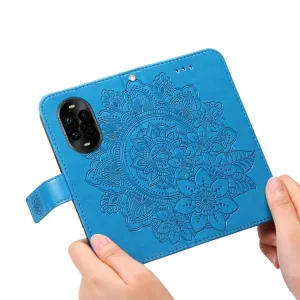ART MANDALA Peňaženkový obal pre Huawei Nova 13 Pro modrý