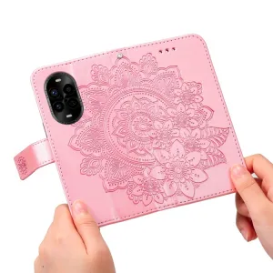 ART MANDALA Peňaženkový obal pre Huawei Nova 13 Pro ružový