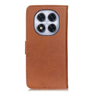 KHAZNEH PIN Zaklápacie puzdro pre Xiaomi Redmi Note 14 Pro hnedé