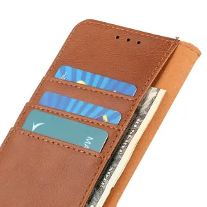 KHAZNEH PIN Zaklápacie puzdro pre Xiaomi Redmi Note 14 Pro hnedé