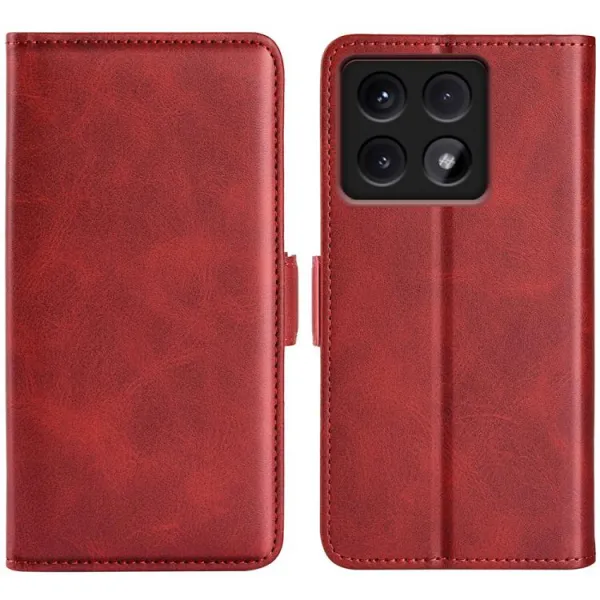 SIDE Peňaženkové puzdro pre Xiaomi 14T červené