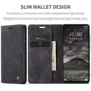 CASEME Flipové puzdro pre Xiaomi Redmi Note 14 Pro čierne