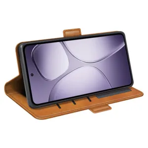 SIDE Peňaženkové puzdro pre Xiaomi 14T Pro svetlohnedé
