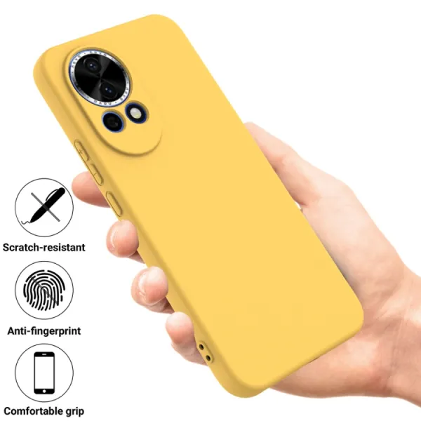 RUBBER Ochranný obal pre Huawei Nova 13 žltý