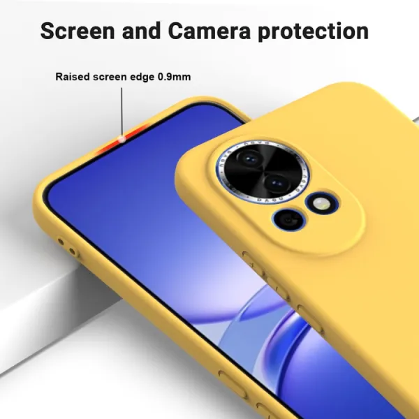 RUBBER Ochranný obal pre Huawei Nova 13 žltý