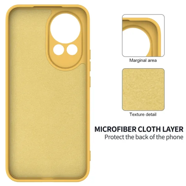 RUBBER Ochranný obal pre Huawei Nova 13 žltý