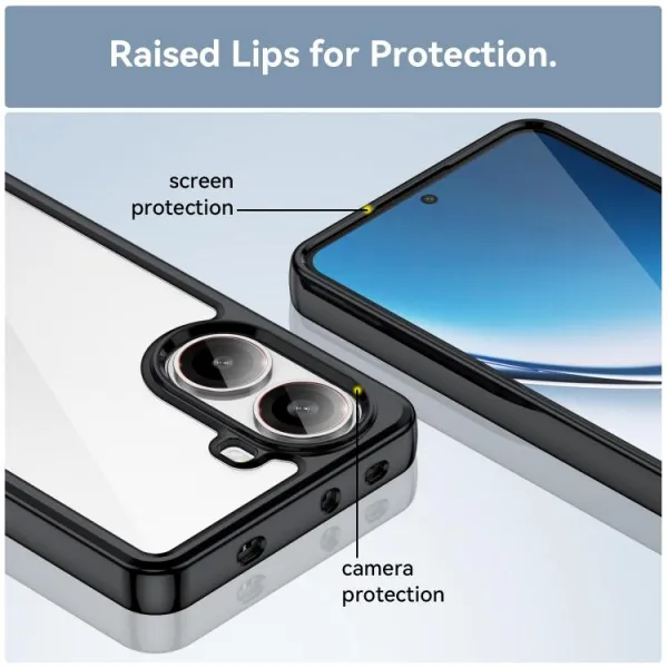 CRYSTAL Ochranný kryt pre Xiaomi Poco X7 Pro čierny