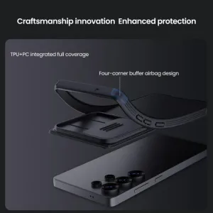 NoName Nillkin CamShield PRO Zadní Kryt pro Samsung Galaxy S25 Ultra Black