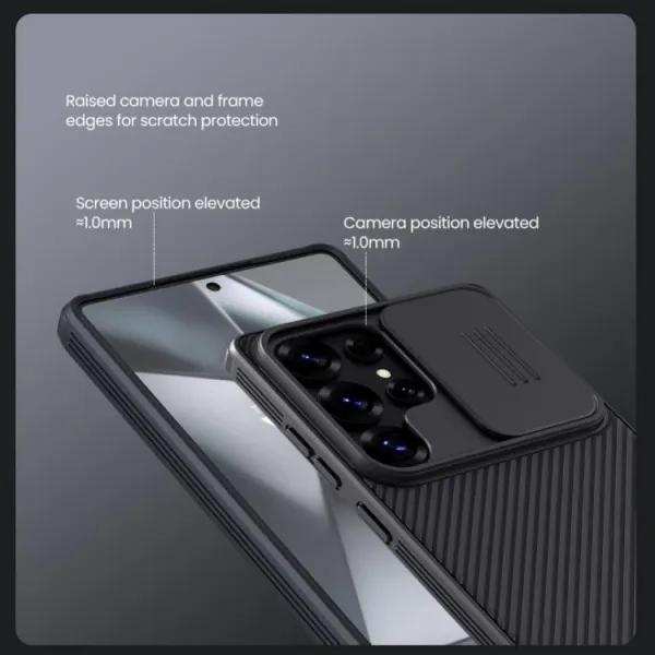 NoName Nillkin CamShield PRO Zadní Kryt pro Samsung Galaxy S25 Ultra Black