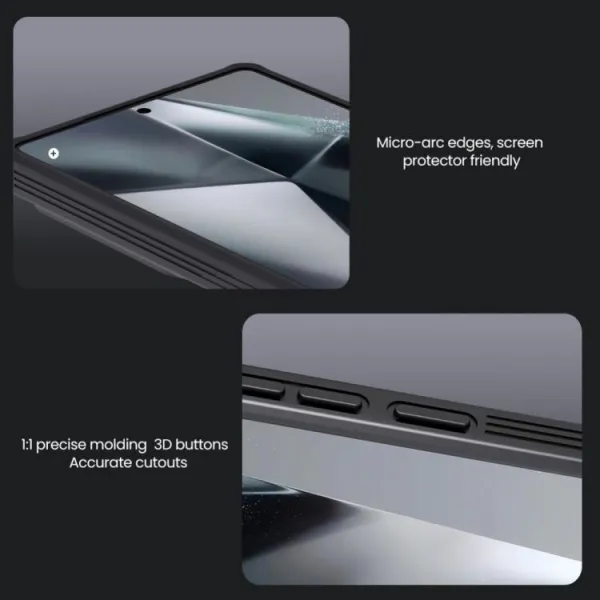 NoName Nillkin CamShield PRO Zadní Kryt pro Samsung Galaxy S25 Ultra Black