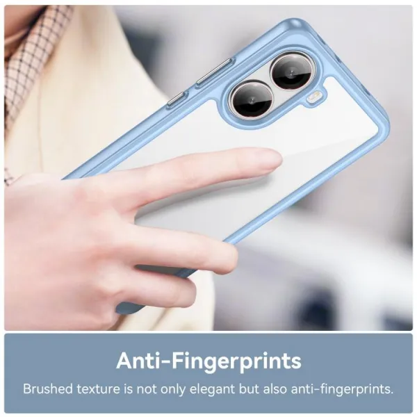 CRYSTAL Ochranný kryt pre Xiaomi Poco X7 Pro modrý