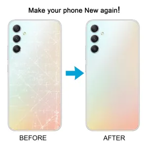 Originál kryt batérie pre Samsung Galaxy A34 5G strieborný