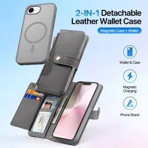 DUX LAWA Ochranný kryt a peňaženkové puzdro 2v1 Apple iPhone 16e / iPhone 17e šedé
