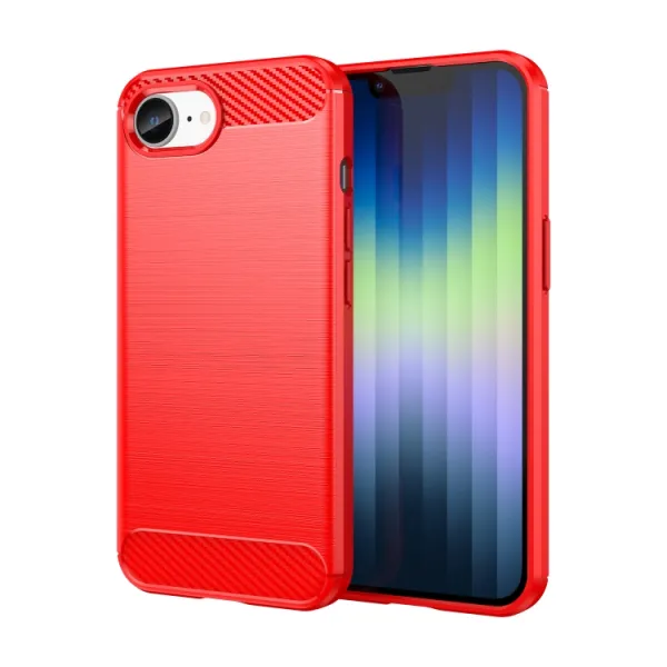 FLEXI TPU Ochranný kryt Apple iPhone 16e / iPhone 17e červený