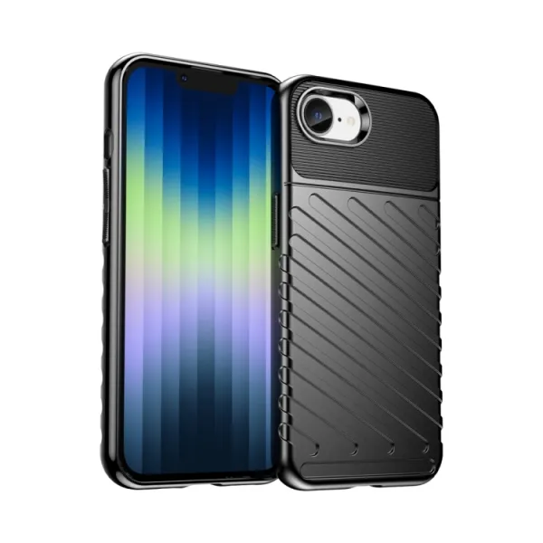 THUNDER Ochranný obal Apple iPhone 16e / iPhone 17e čierny