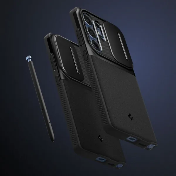 SPIGEN OPTIK ARMOR Puzdro pre Samsung Galaxy S25 Ultra 5G BLACK